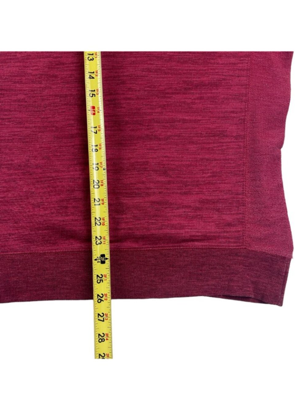 CHAMPION Crewneck Sweater Size 2XL Mens Patch Logo Pullover Heather Red Vintage - Picture 5 of 7